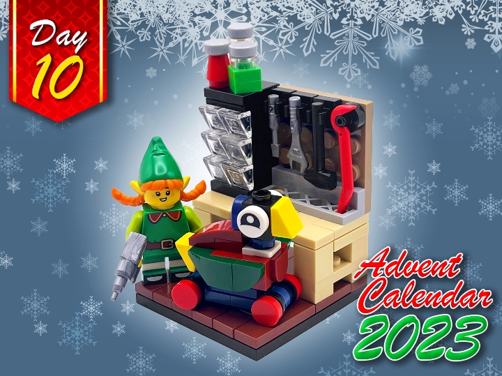 Advent Calendar Day 10 Santa's from BrickLink Studio [BrickLink]