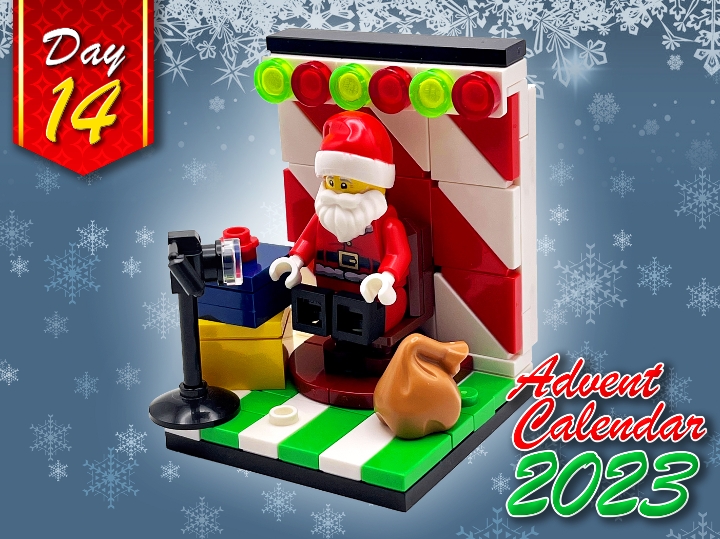 Advent Calendar Day 14 Santa Photos from BrickLink Studio [BrickLink]