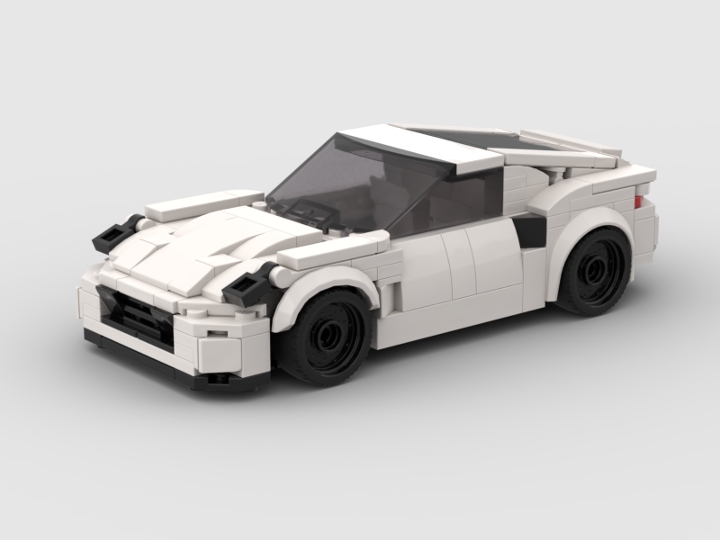 White Sports Car from BrickLink Studio [BrickLink]