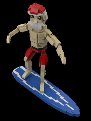 Fully articulable People Playground figure from BrickLink Studio