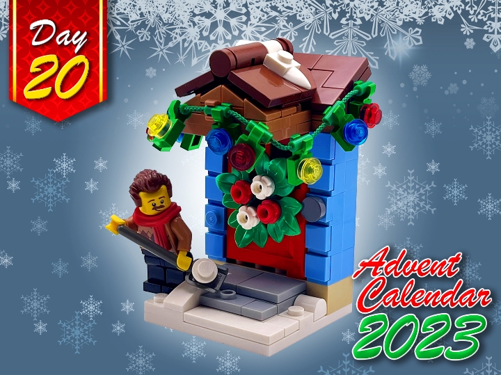 Advent Calendar Day 20 Christmas Wreath from BrickLink Studio [BrickLink]