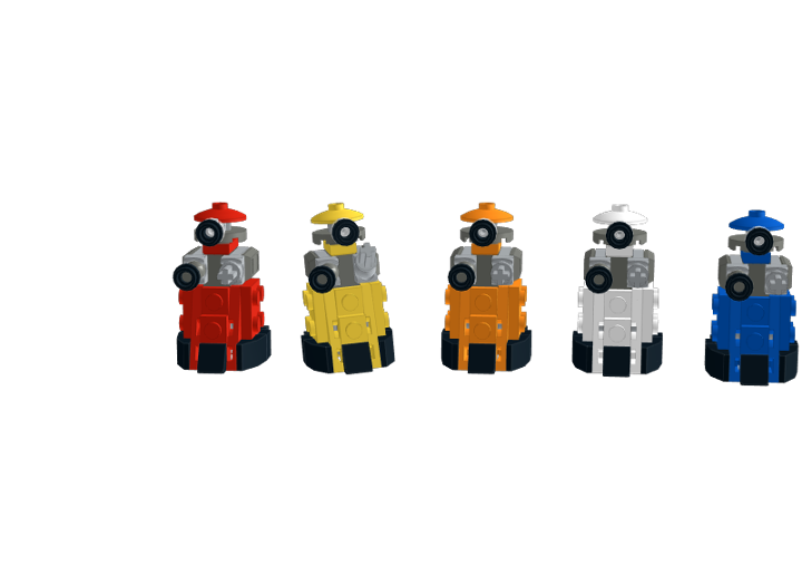 Daleks from BrickLink Studio [BrickLink]