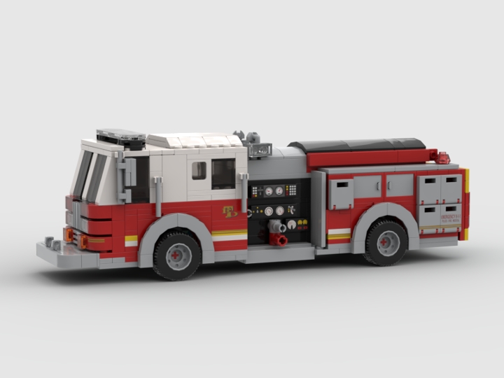 Fire Engine from BrickLink Studio [BrickLink]