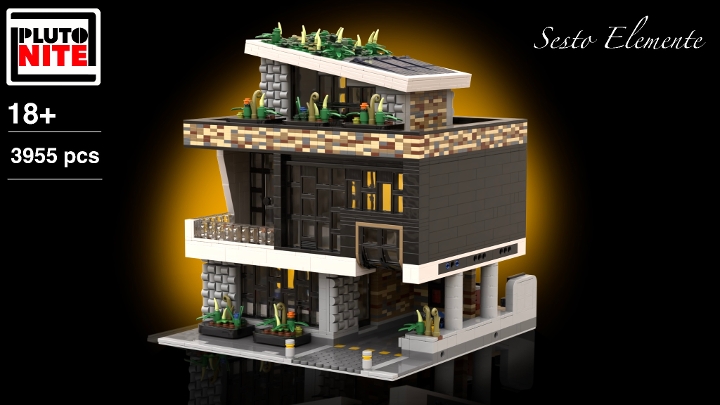 Modern Modular House from BrickLink Studio [BrickLink]