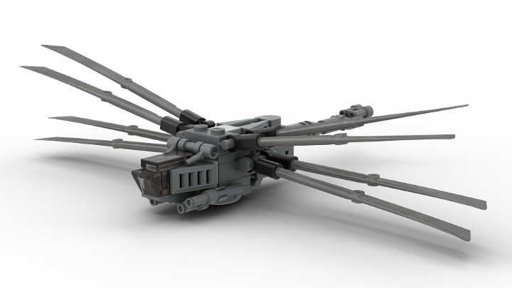 Mini Dune Ornithopter from BrickLink Studio [BrickLink]