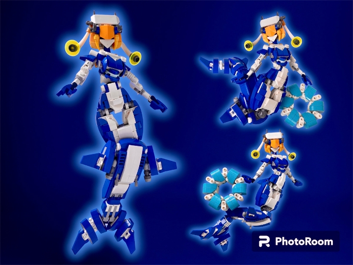 Mech Mermaid from BrickLink Studio [BrickLink]