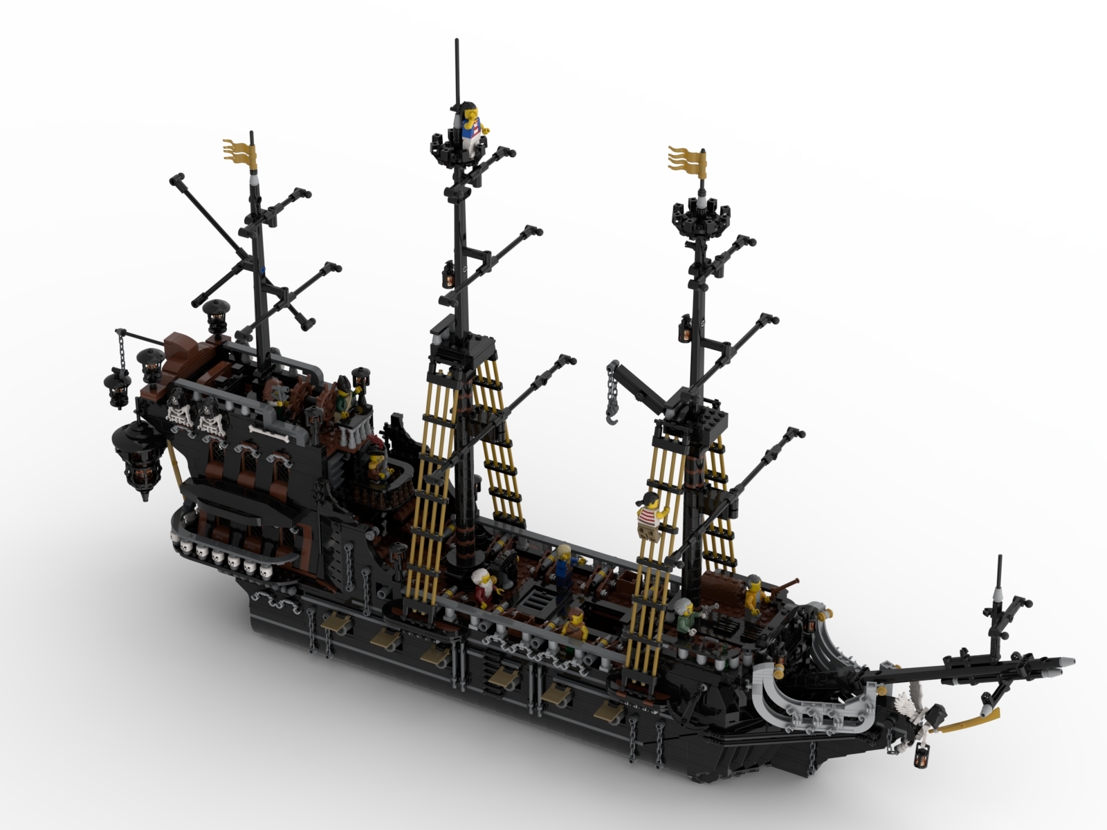 Pirate Ship - Black Fortune] [BrickLink]