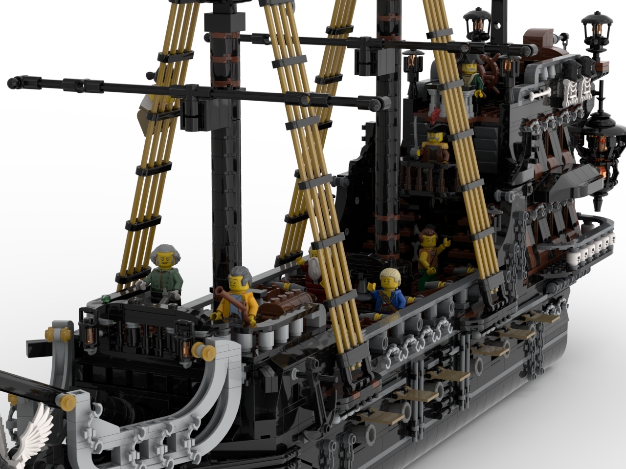 Lego black pearl online bricklink