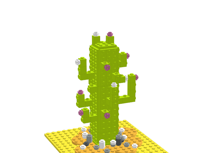 Cactus from BrickLink Studio