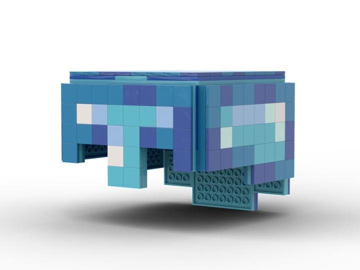 Minecraft Dimond Helmet from BrickLink Studio [BrickLink]