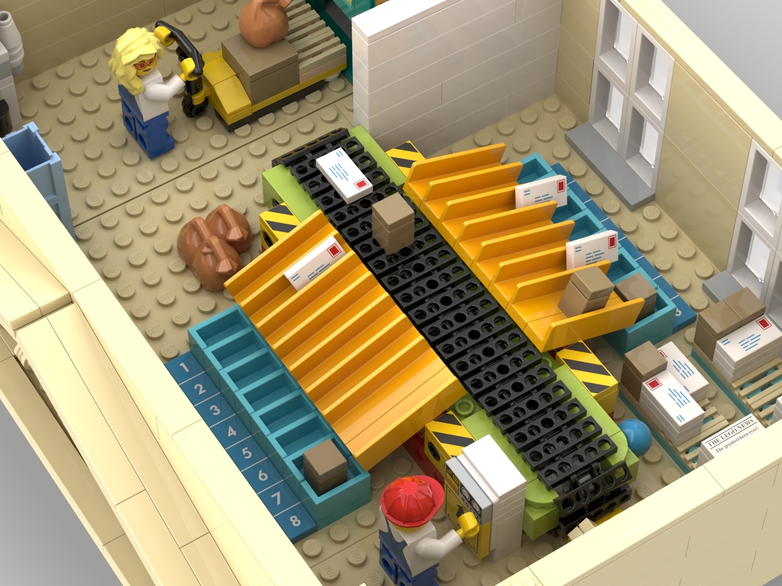 Lego modular post discount office