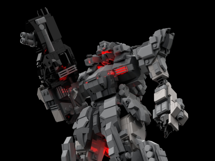RX-87 Heavy Weaponized Mecha from BrickLink Studio [BrickLink]