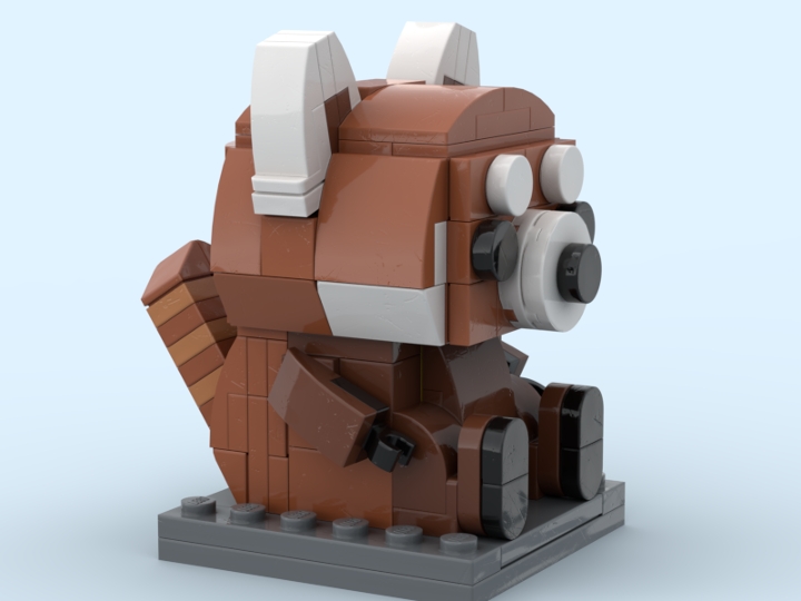Red Panda from BrickLink Studio [BrickLink]