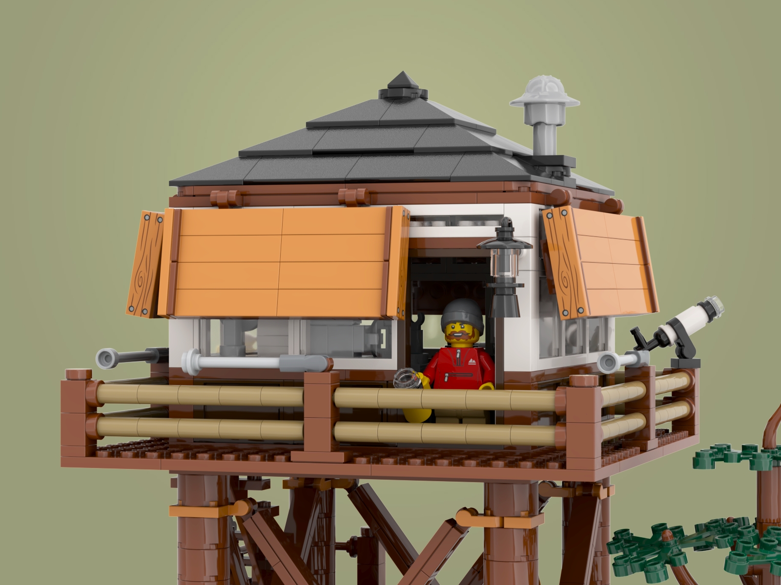 Fire Lookout Tower BrickLink