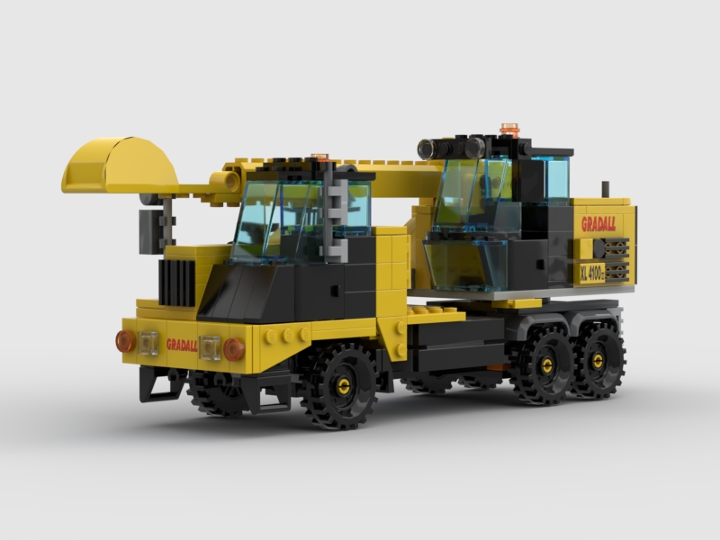 Gradall XL4100 III from BrickLink Studio [BrickLink]