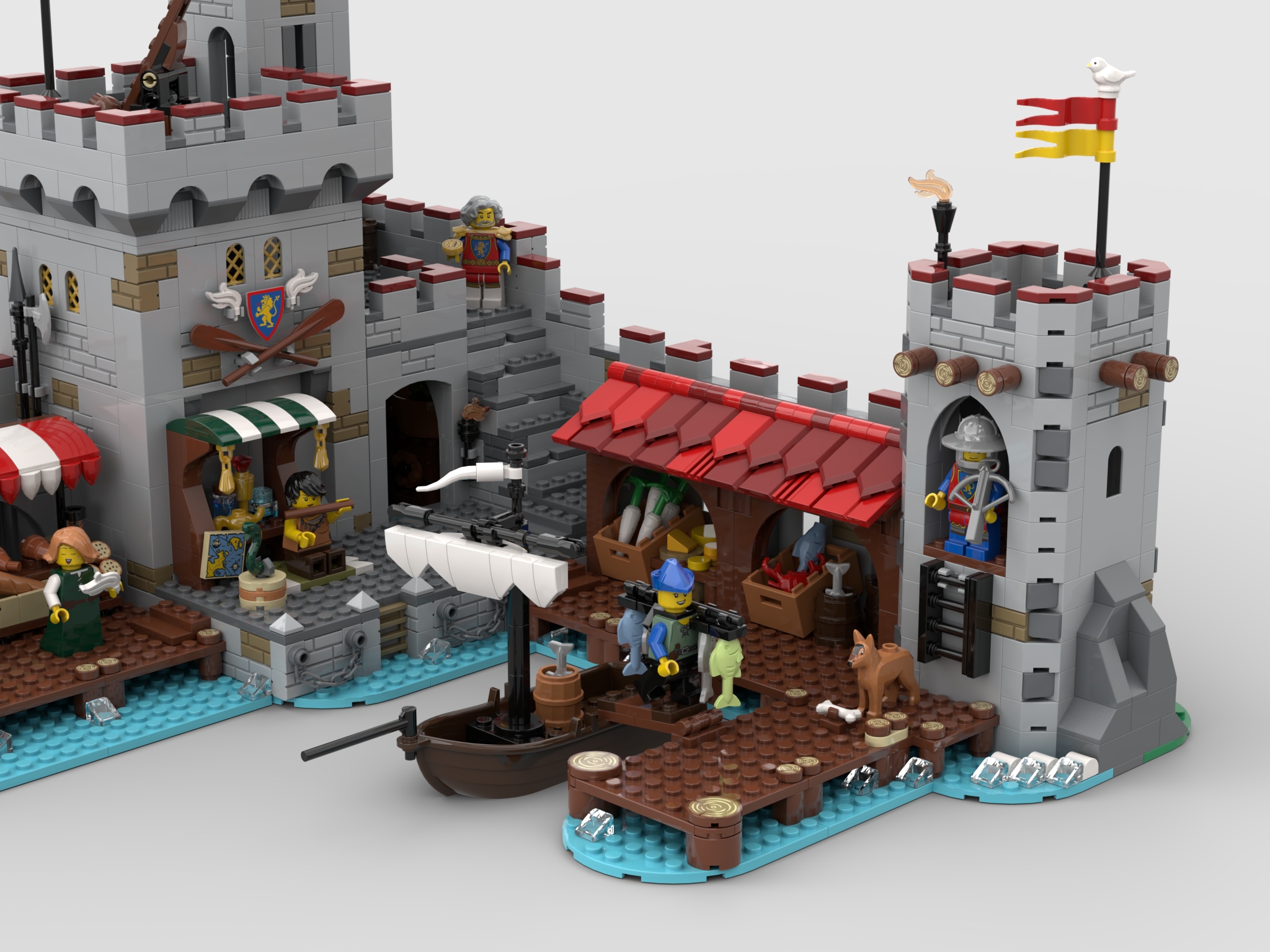 Medieval Seaside Market] [BrickLink]