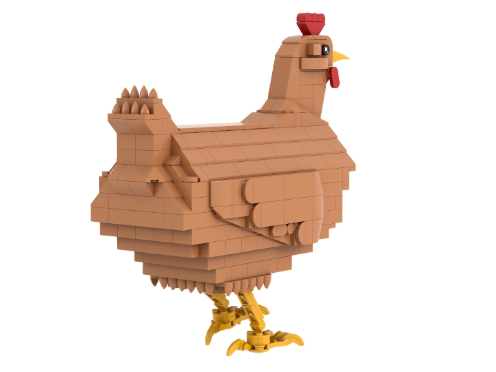 Chicken from BrickLink Studio [BrickLink]