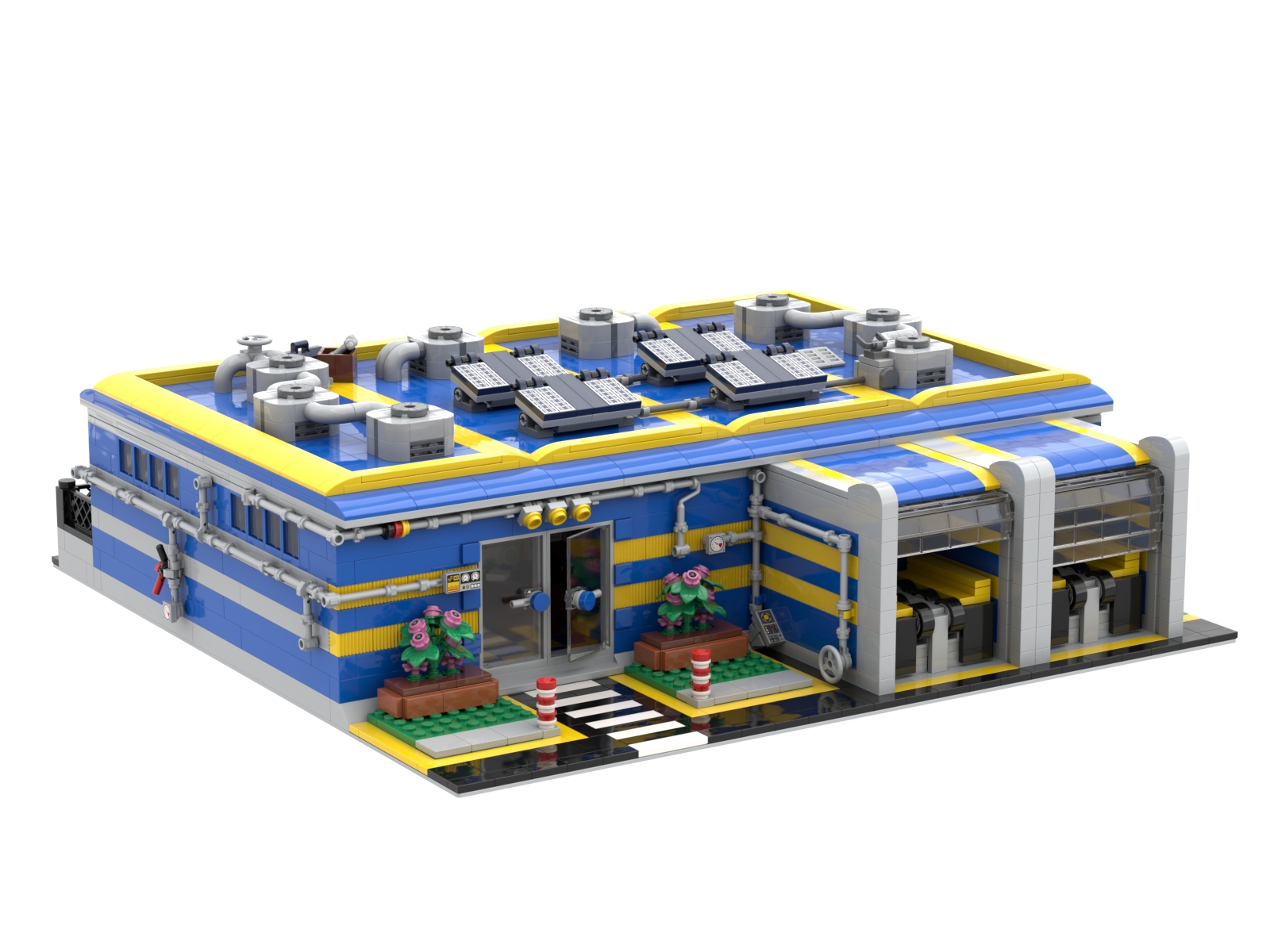 Lego city shops warehouse