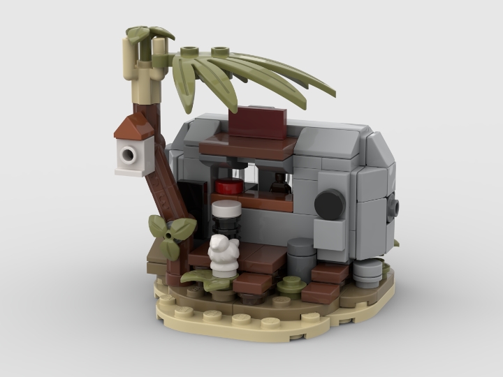 Mini Snack Shack Model from BrickLink Studio [BrickLink]