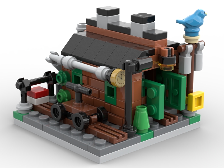 Old Train Engine Shed] [BrickLink]