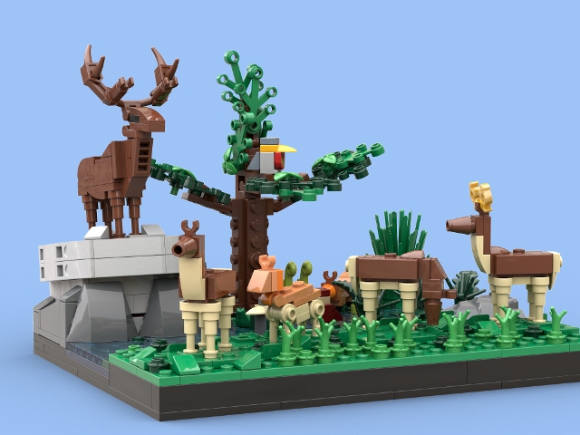 Lego deer sale hunting sets