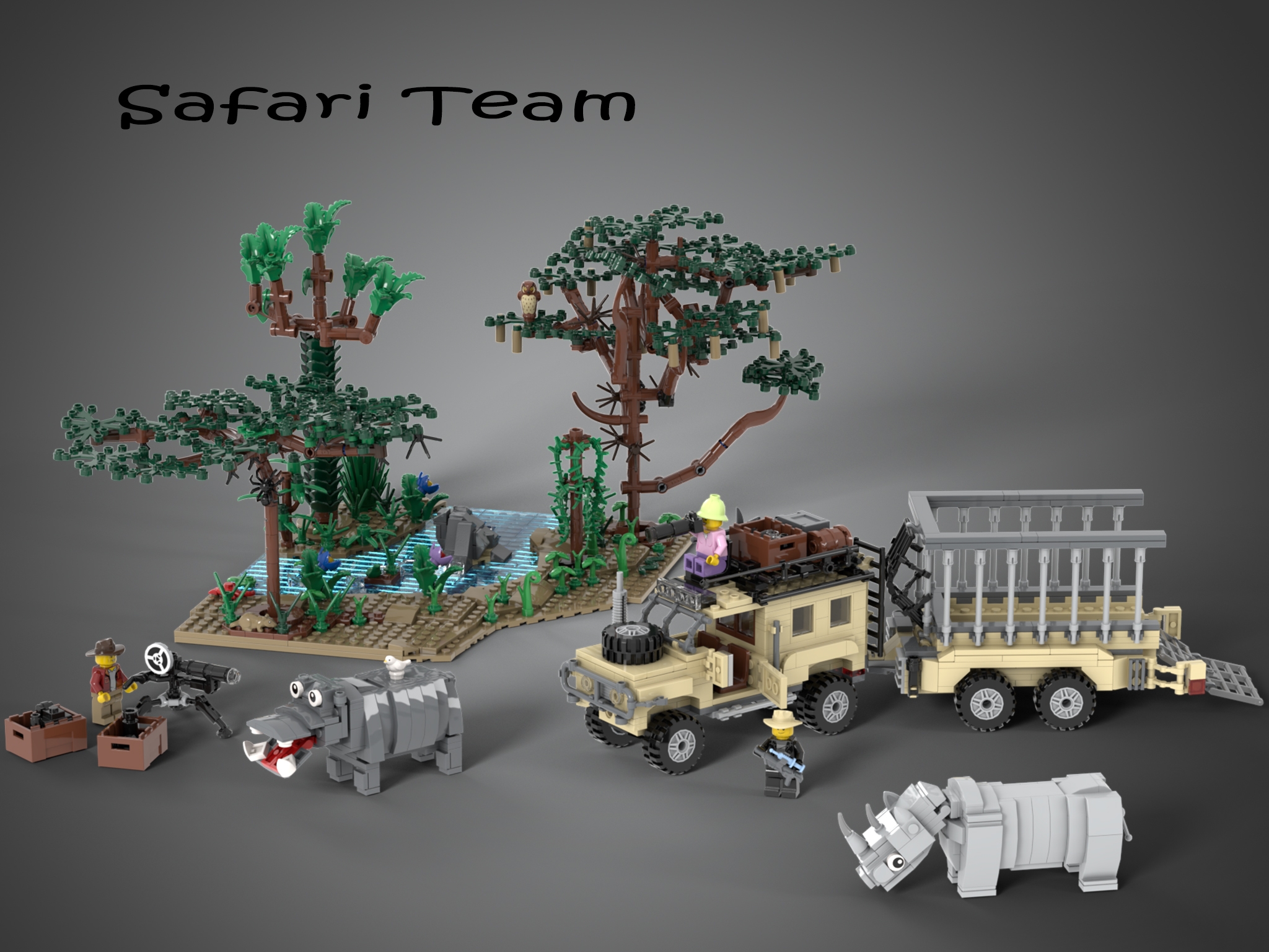 Lego safari truck online