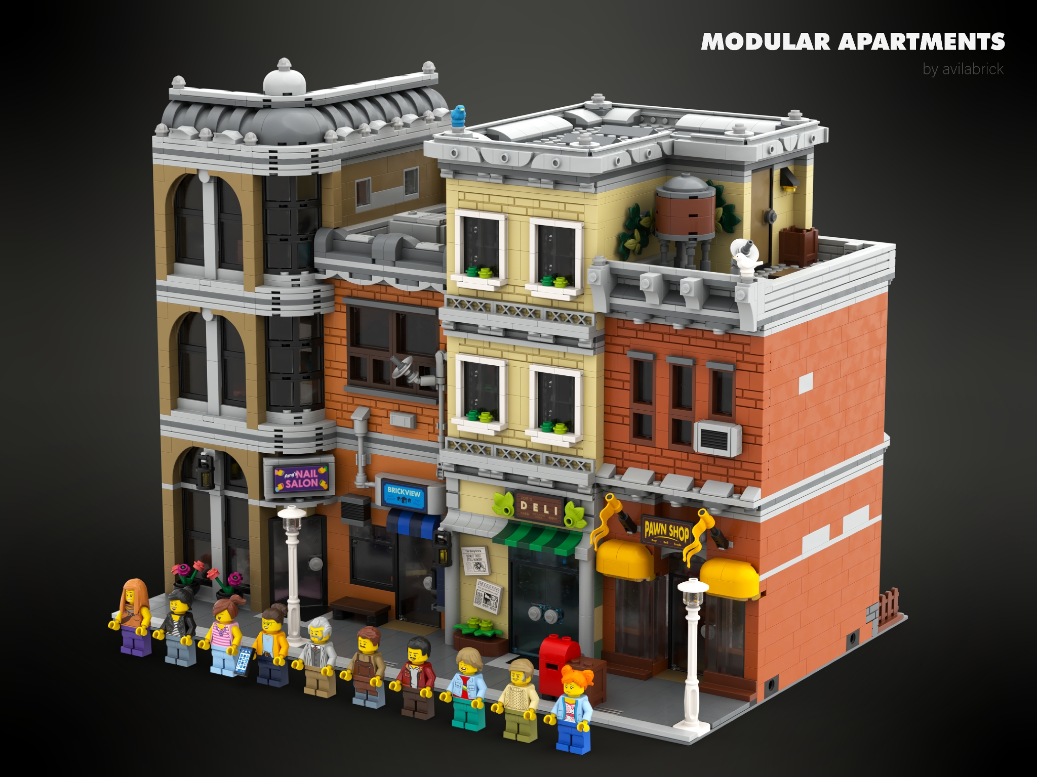 [Downtown Apartments] [BrickLink]