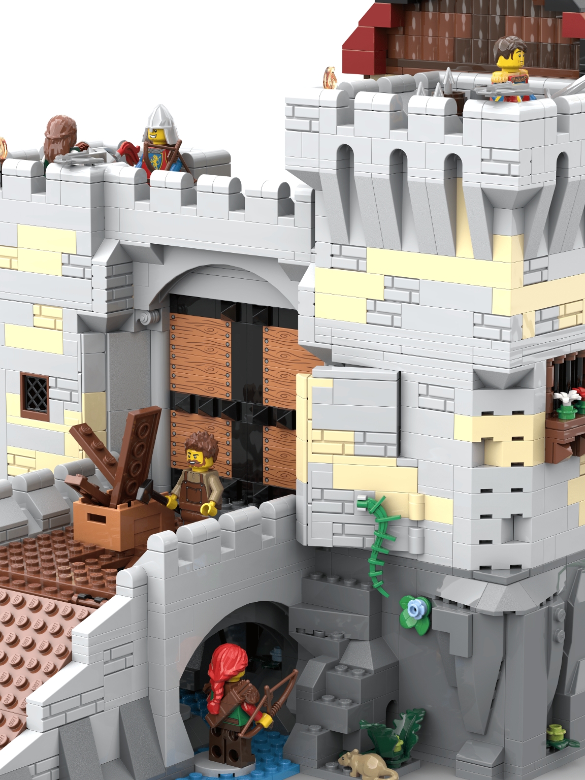 [Medieval Toll Bridge Castle] [BrickLink]