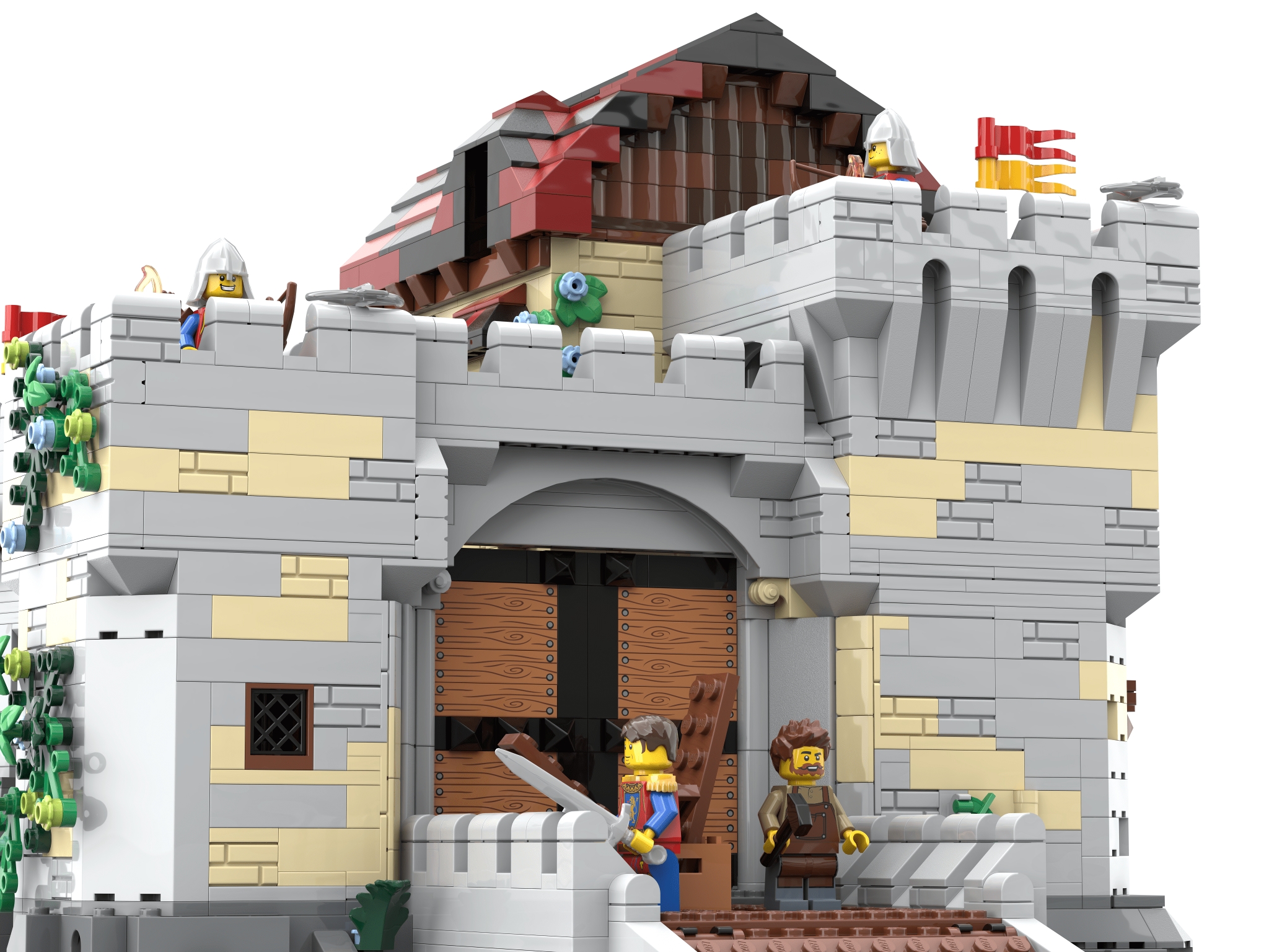 [Medieval Toll Bridge Castle] [BrickLink]