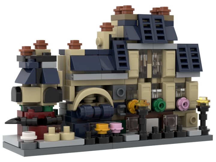 Mini Parisian Street from BrickLink Studio [BrickLink]