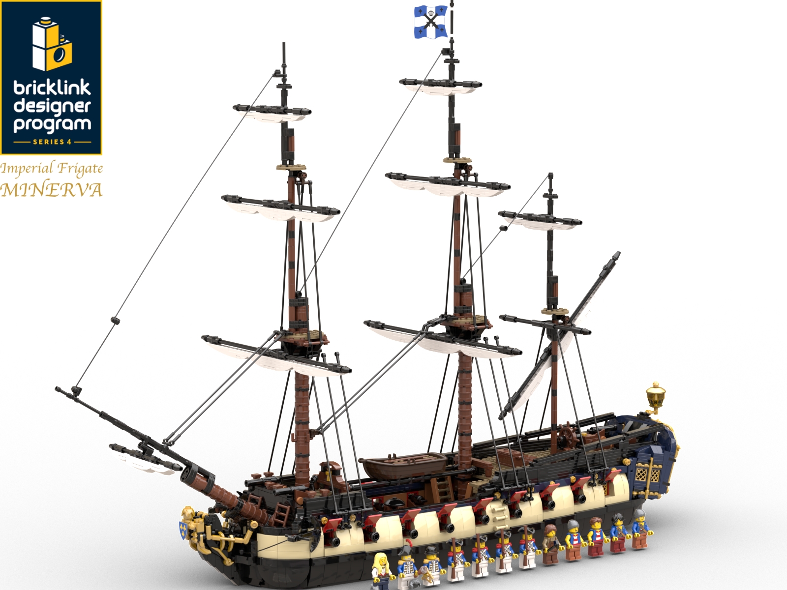 Lego frigate online ship