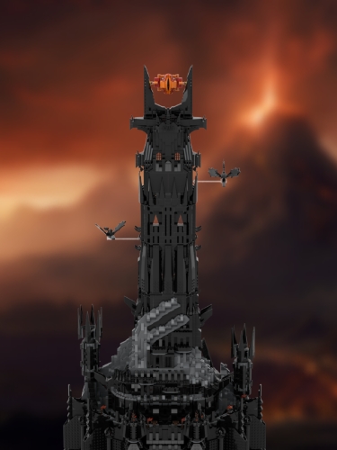 Barad-dûr from BrickLink Studio [BrickLink]