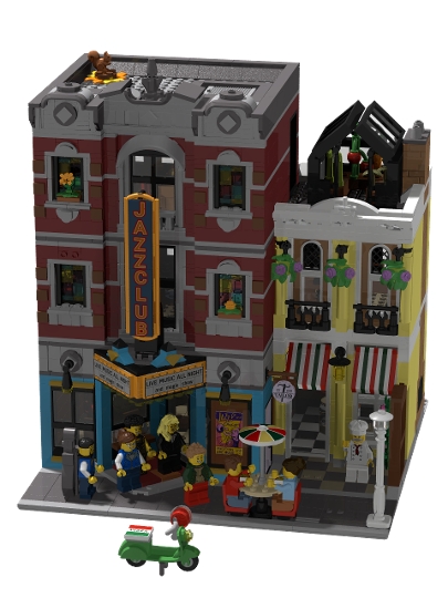 Kingdom樣専用 LEGO SET 10312 - Alternate build | Jazz Club – How to build it