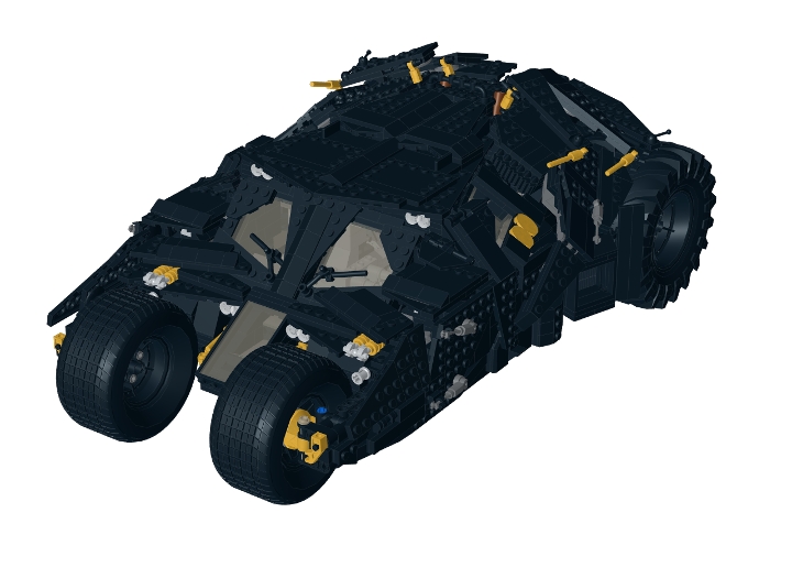 Lego 76240 Batman Batmobile Tumbler from BrickLink Studio [BrickLink]