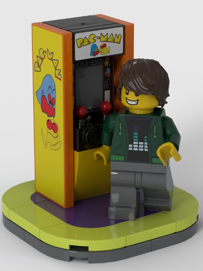 Alternate Pac-Man Classic Cabinet and others from BrickLink Studio ...