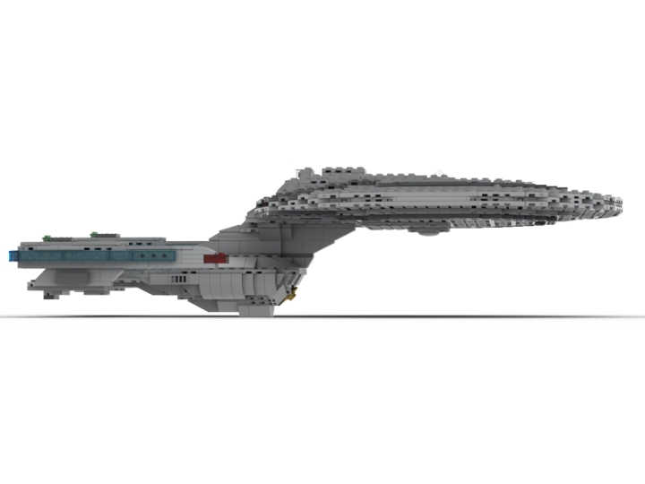 USS Ross Class Federation Starship from BrickLink Studio [BrickLink]