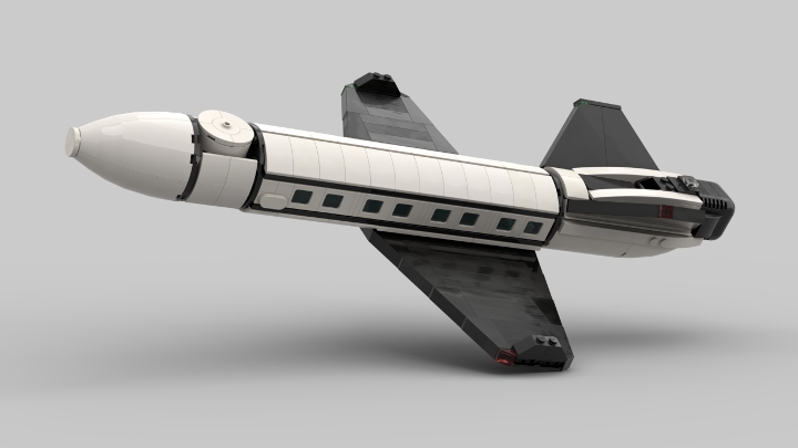 Futuristic Private Jet from BrickLink Studio [BrickLink]