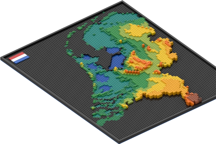 Dutch Heightmap 3D from BrickLink Studio [BrickLink]