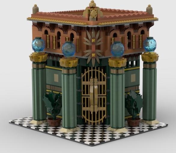 Masonic Temple from BrickLink Studio [BrickLink]