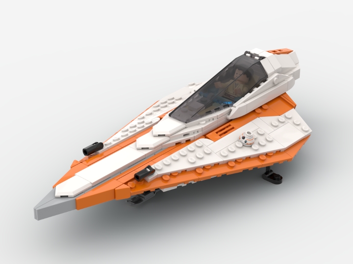 Djen Marro's Delta 7C from BrickLink Studio [BrickLink]