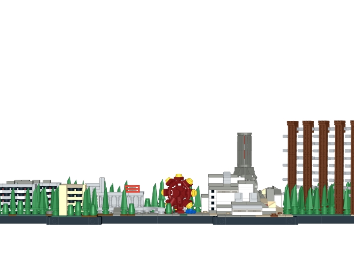Chernobyl, Ukrainian SSR from BrickLink Studio [BrickLink]