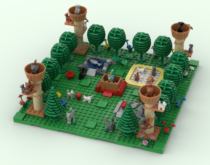 Cat Sanctuary from BrickLink Studio [BrickLink]