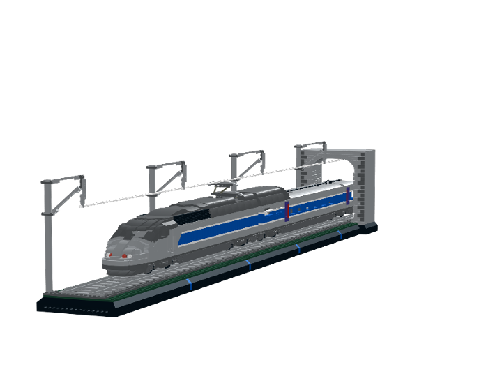 TGV Reseau - Collectors Model from BrickLink Studio [BrickLink]