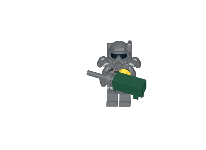 Fallout T-45 Armor from BrickLink Studio [BrickLink]