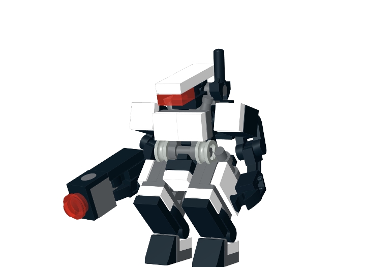 Mech Police (re-create) from BrickLink Studio [BrickLink]