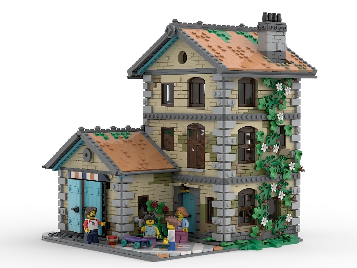 Family home from BrickLink Studio [BrickLink]
