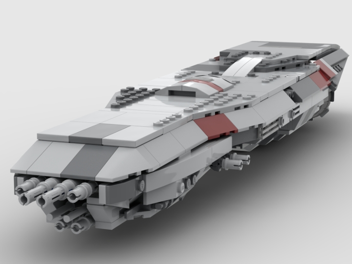 Monitor Class Heavy Cruiser from BrickLink Studio [BrickLink]