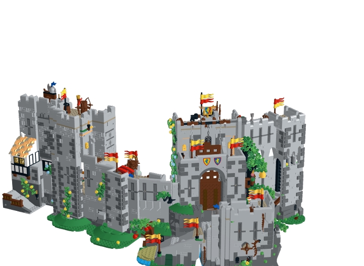 lion castle half from BrickLink Studio [BrickLink]