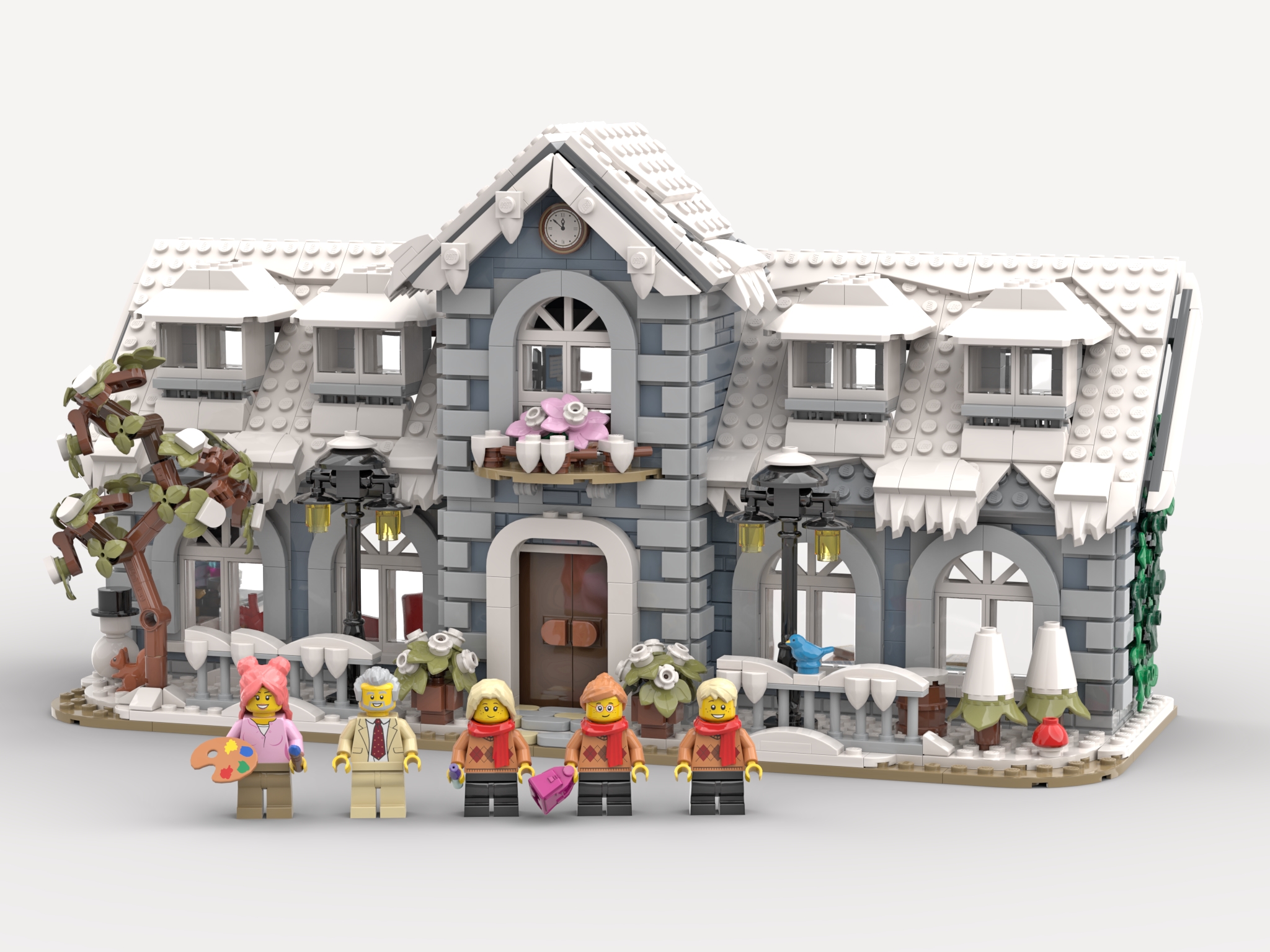 The Winter Village School] [BrickLink]