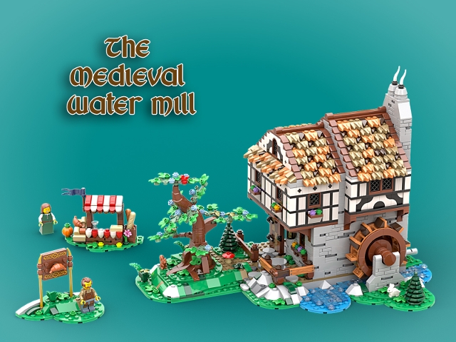 [The Medieval Water Mill] [BrickLink]